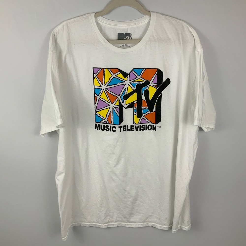 MTV Colorful Logo Tee Size 2XL